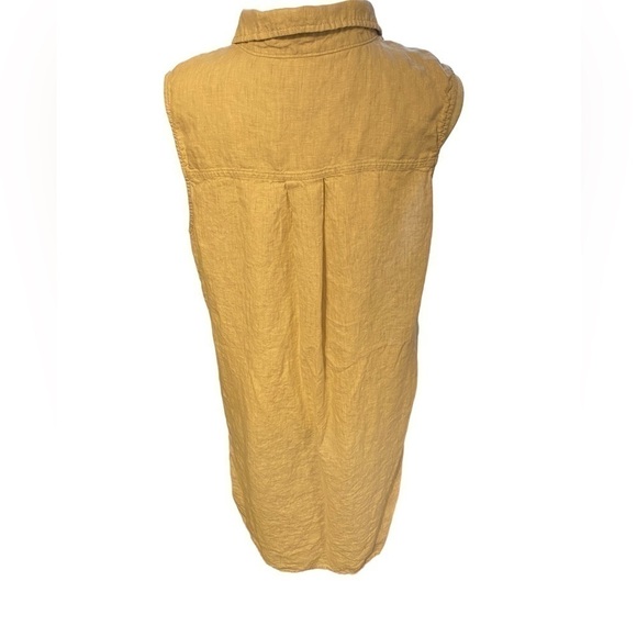 H by Halston  100% Linen shirt dress size Large - Picture 3 of 6